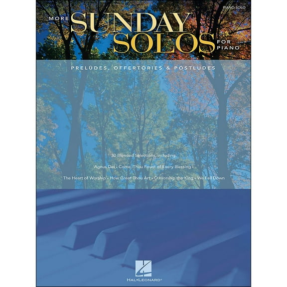Hal Leonard More Sunday Solos for Piano - Preludes, Offertories & Postludes arranged for piano solo