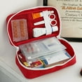 thumbnail image 2 of Botiquín Primeros Auxilios Emergencia Portátil Al Aire Libre Supervivencia Médica () Rojo, 2 of 8