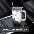 thumbnail image 7 of Personalized Dog Lover Gift Idea - 40oz Insulated Tumbler with Straw for Women - Non-Slip Handle Coffee Travel Cup, 7 of 7