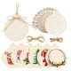 thumbnail image 1 of 50 Piezas de Adornos Navideños de Madera para Hacer Tú Mismo, Grandes Rodajas de Madera Natural Pretaladradas con Agujeros, Círculos de Madera para Manualidades Navideñas, 1 of 5