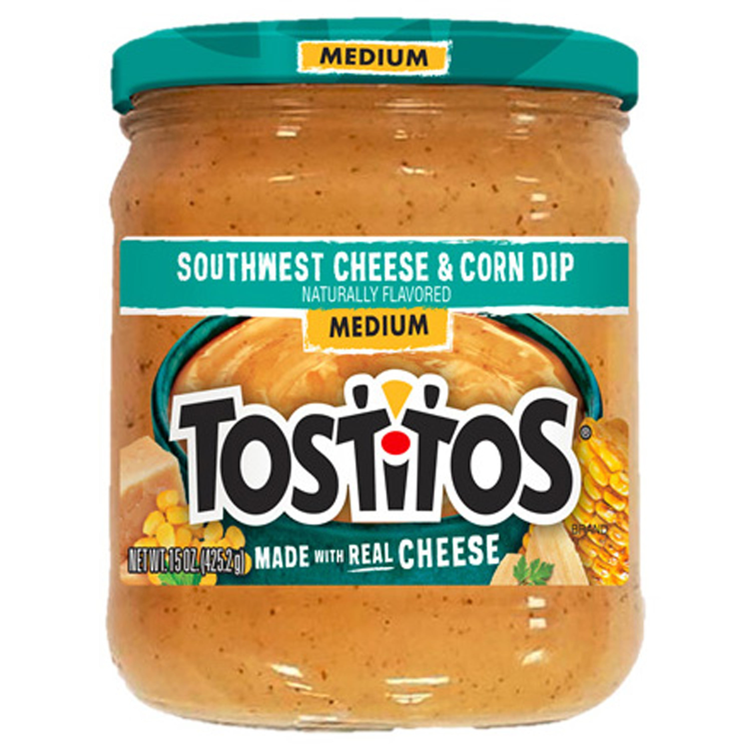 Tostitos Southwest Cheese & Corn Dip, 15 oz Jar