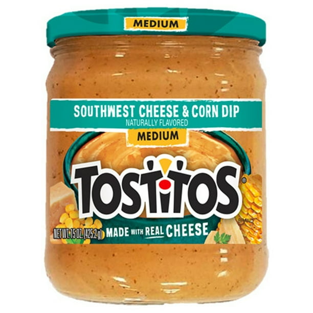 Tostitos Southwest Cheese & Corn Dip, 15 oz Jar