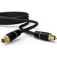 thumbnail image 7 of Sherry Digital Optical Audio Cable (3.3 Feet/1 Meter), 24K Gold-Plated Flawless Audio Fiber Optic Cable Male to Male Cord for Home Theater,Sound Bar, TV, PS, Xbox, Samsung, 7 of 7
