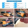 thumbnail image 2 of NEIKO 11271A 150 Piece Sanding Discs for 5” Orbital Sander, Hook and Loop, Sandpaper with 60, 80, 100, 120, 150, 180, 240, 320, 400, 600 Grit, Premium Aluminum Oxide, Solid Surface Sanding Pads, 2 of 7