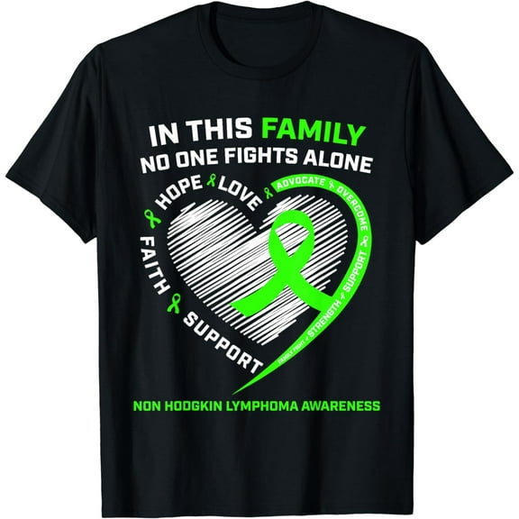 Non Hodgkin's Lymphoma Awareness Shirts Men Lymphoma Cancer T-Shirt