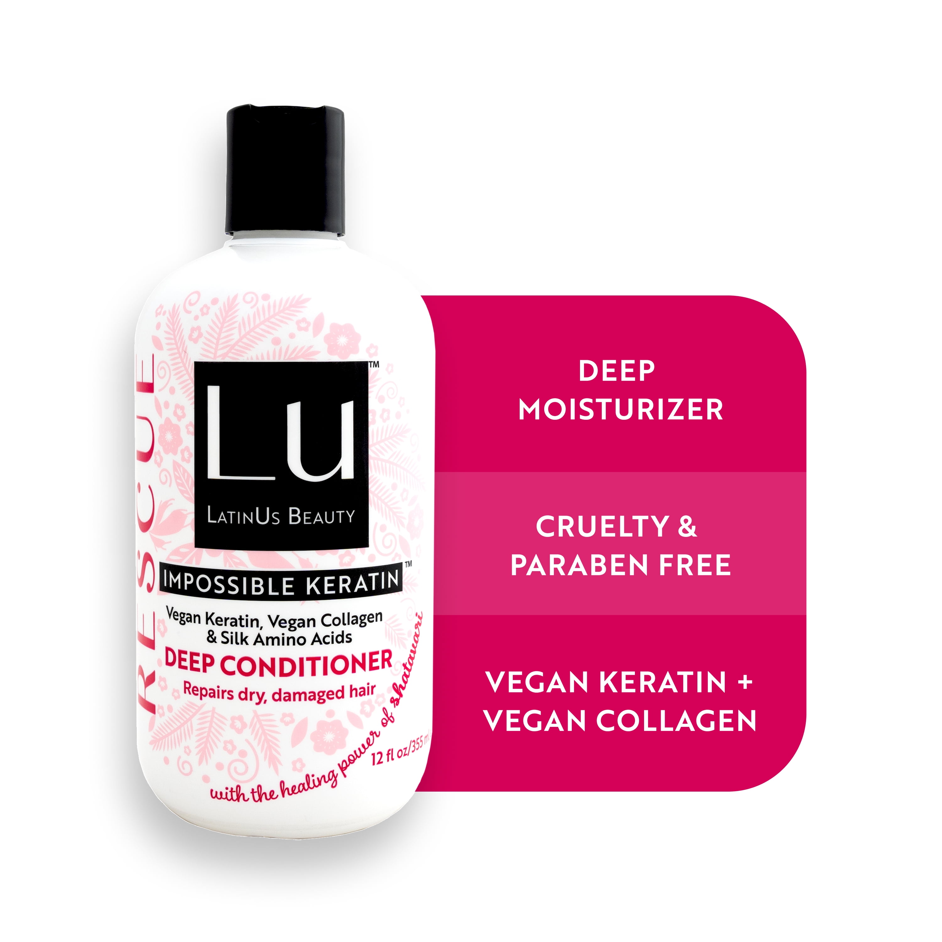 Lu by LatinUs Beauty RESCUE 3-Piece Repair & Restore Set: Shampoo