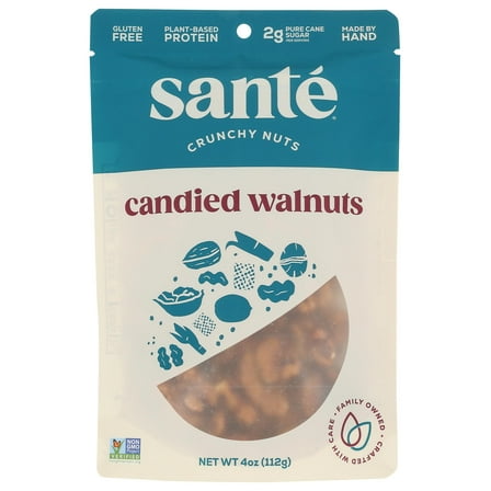 Sante Candied Walnuts 4 Oz - Pack Of 6