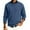 Blue, variant on Men's Round Neck Long Sleeve Ribbed Knit Pullover, Sweater for Cold Weather, Indoor Warmth and Everyday Essentials,Blue,M