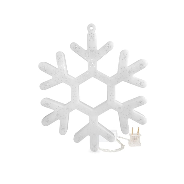 Decoraciones Navideñas Luminosas Colgante YANKON Luz LED Copo de Nieve