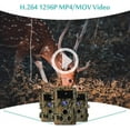 thumbnail image 2 of 2-Pack BlazeVideo Professional Game Trail & Deer Hunting Camera 24MP 1296P H.264 MP4 Video No Glow Night Vision 0.1S Trigger Motion Activated Waterproof for Outdoor Wildlife Tracking & Home Security, 2 of 7