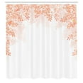 thumbnail image 2 of Ambesonne Flower Shower Curtain, Blooming Lilac Flowers Print, 69"Wx70"L, Burnt Sienna, 2 of 4