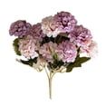 thumbnail image 2 of Artificial Hydrangea Flowers Wedding Bouquet Peony Decor Plastic Flower Arrangements Table Centerpieces Cream, 2 of 9