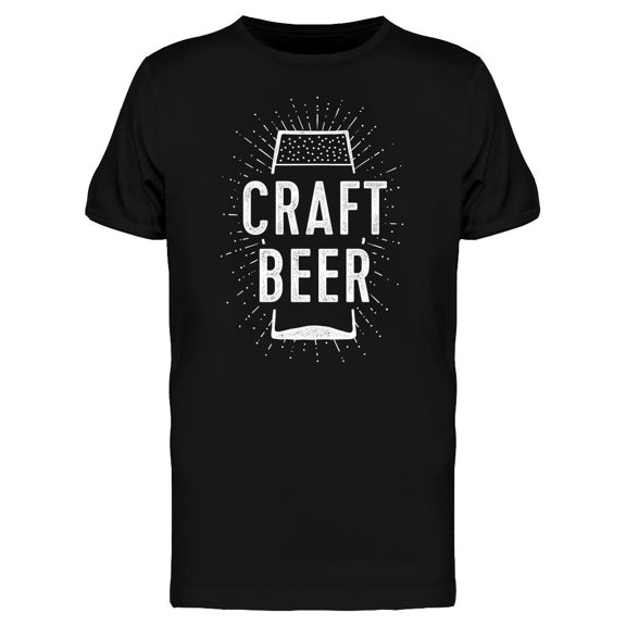 Bubbling Craft Beer Tee Men's -Image by Shutterstock