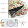 thumbnail image 5 of Cartoon Animal Rose Area Rugs 5x7 ft Cute Lion Elephant Giraffe Zebra Flower Mushroom Washable Rug Non Slip Indoor Carpet Absorbent Floor Mat for Living Room Bedroom Dining Room, 5 of 9