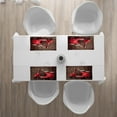 thumbnail image 3 of Ambesonne Vintage Place Mats Set of 4, Retro Nostalgic Scooter, Standard Size, Red Umber, 3 of 4