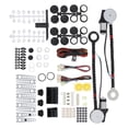 thumbnail image 1 of JDMSPEED Nouveau Kit de Conversion de Régulateur de Levage de Fenêtre Électrique Universel avec Interrupteurs, Câblage et Matériel pour Pickup SUV Camionnette Van Voiture à 2 Portes, 1 of 6