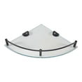 thumbnail image 2 of Bathroom Shelves, Bathroom Glass Corner Shelf Wall Mounted ,Tempered Glass Shelf for Storing Shower, 2 of 5