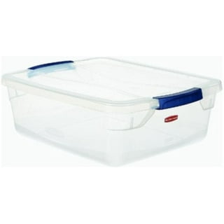 Rubbermaid Cleverstore 71 Qt Latching Plastic Storage Container & Lid (8  Pack), 1 Piece - Harris Teeter