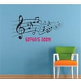 thumbnail image 1 of Musical Notes For Music Room Cartoon Decors Wall Sticker Art Design Decal for Girls Boys Kids Room Bedroom Nursery Kindergarten House Fun Home Decor Stickers Wall Art Vinyl Decoration (35x40 inch), 1 of 1