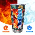 thumbnail image 5 of Fotbe Retro Video Game Pattern 20 oz Tumbler Stainless Steel Vacuum Insulated Coffee Ice Cup Double Wall Travel Flask Leak-proof Coffee Cup-Without Straw, 5 of 8