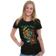 thumbnail image 3 of Break the Rules Japanese Mask Tattoo Womens Fitted Plus Size Graphic Tee Brisco Brands 2X, 3 of 5