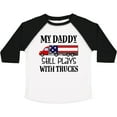 thumbnail image 3 of Inktastic Daddy Plays with Trucks Boys or Girls Toddler T-Shirt, 3 of 5