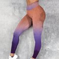 thumbnail image 2 of lcziwo Leggings for Women Casual High Waisted Full Length Yoga Pants 2025 Fashion Gradient Print Workout Leggings Compression Tummy Control Tights Orange XL, 50% Percent off Sales Today, 2 of 5