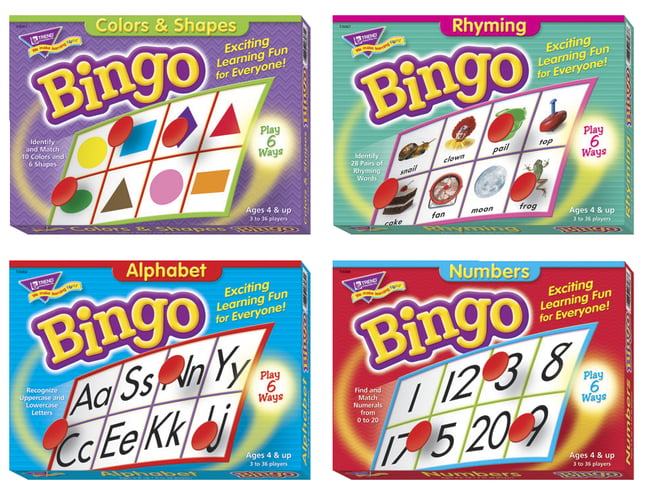 NEW Sealed Trend Enterprises BINGO Fun to Know PUZZLES Educational Learning Game 