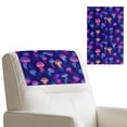 thumbnail image 2 of Xoenoiee Jellyfish Print PU Leather Recliner Chair Headrest Cover - Sofa, Love Seat, Furniture Protector, Slipcover Theater Seat Cover/Slip Cover for Home & Office, 17x27 Inches, 1 Pack, 2 of 7