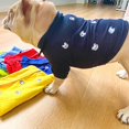 thumbnail image 2 of Bulldog francés bordado algodón perro camisas mascota cachorro camiseta ropa ropa abrigos Tops Namotu CZCW-ZC412-6, 2 of 7