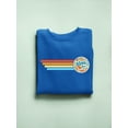 thumbnail image 3 of Retro Dippin' Dots Ice Cream Stripes - Cool Summer Graphic Men's Sweatshirt, 3 of 4