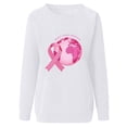 thumbnail image 4 of Rbaofujie Couples Sweat à Capuche Femmes Manches Longues Col Rond Hauts Blouse Ample Imprimé Chandail en Molleton Blanc Chandails Dames, 4 of 4