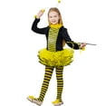 thumbnail image 5 of Kids Girls Bee Costume with Wings 10pcs Set, Deluxe Animal Halloween Fairy Fancy Dress Outfit 3-10 Years, 5 of 6
