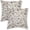 Brown Vintage Floral, variant on Vintage Floral Pillow Covers 16x16 Inch 2 Pcs, Navy Blue Neutral Flower Decorative Throw Pillows,Rustic Spring Summer Outdoor Seasonal Decor Pillowcase Cushion Cover for Couch Bed