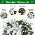 thumbnail image 5 of Garvee 24 Inch Christmas Wreaths for Front Door, Battery Operated Lighted Xmas Wreath for Window Indoor Outdoor, 5 of 8