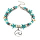 thumbnail image 1 of Tobillera De Tortuga Con Estrella De Mar Azul, Abalorios De Doble Capa, Tobillera Bohemia Hecha A Mano En El Mar, Joyería Para Pie Para Mujer Y Niña Advancent AP006889-01, 1 of 6