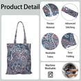 thumbnail image 5 of Classic Paisley Reusable Shopping Bag - Eco-Friendly Foldable Tote with Large Capacity (16x15), 5 of 6