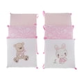 thumbnail image 4 of 6 almohadillas de para guardería para cunas, almohadilla lavable a Oso y conejo (rosa) Sunnimix Cojín suave para cama infantil, 4 of 8