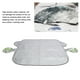 thumbnail image 3 of Cubierta Para Parabrisas De Coche, Cubierta De Nieve Para Coche De Invierno, Protección UV Plegable, Algodón De Alta Densidad Para Vehículo, 3 of 7