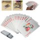 thumbnail image 4 of Eay Playing Cards - Naipes de plástico impermeables, cartas de póquer, lámina plateada de lujo, color diamante, tamaño estándar 52 Poker (plateado), 4 of 4