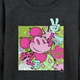 thumbnail image 3 of Disney - Mickey Peace Sign - Women's Lightweight French Terry Long Sleeve Shirt, 3 of 5