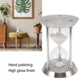 thumbnail image 2 of Metal Hourglass Sand Timer Decorative Vintage High Glossy Sand Replaceable Sandglass Clock, 2 of 5