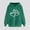 Green, variant on Women'S Hoodies Pullover Classic Heart Print Winter Hoodie Pullover Tops Long Sleeved Loose Casual Comfortable Sweatshirt Tops Green M