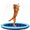 39in, variant on Splash Pad for Dogs,Non-Slip Tear-Proof Outdoor Water Play Pool ,Outdoor Summer Water Play Toy for Backyard & Garden Party