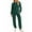 A Green, variant on Two Piece Sets for Women Casual Outfits Sets Textured Long Sleeve Shirts and Long Pants Lounge Set Fall Pajama Sets with Pockets
