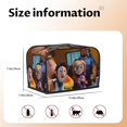 thumbnail image 4 of Funda para tostadora Cloudy With A Chance Of Meatballs de 2 rebanadas, funda protectora contra el polvo y las huellas dactilares para pan, funda de poliéster para pequeños electrodomésticos de cocina, 4 of 6