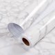 thumbnail image 1 of Marble Furniture Sticker 60cm X 500cm Off-white Self-adhesive Wallpaper Waterproof Self-adhesive Film, 1 of 5