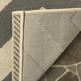 thumbnail image 6 of Safavieh Courtyard Bailey Chevron Indoor/Outdoor Area Rug, Gray/Beige, 4' x 5'7", 6 of 13