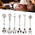 thumbnail image 3 of Coffee Spoon, Vintage Durable Cake Spoon, Kitchen Accessory Easy To, 3 of 8