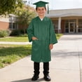 thumbnail image 4 of Graduation Kindergarten Cap Gown Set with Tassel Shiny Zipper Unisex Graduation Gown with Pockets Graduation Outfit Kids Graduation Dress for Toddlers and Children 2-13 Years, 4 of 4